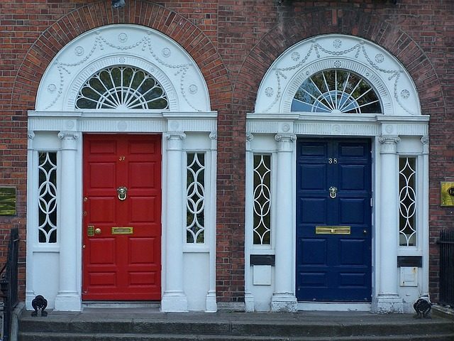 Dublin színes ajtói