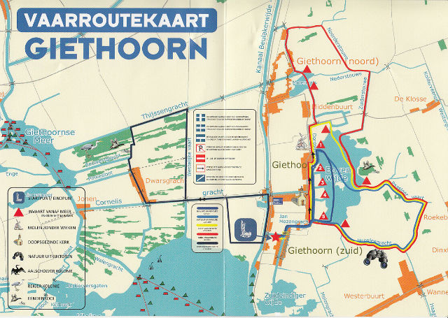 Giethoorn helyi térkép