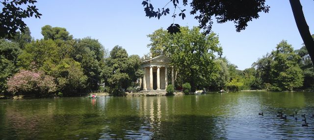 A Villa Borghese parkja