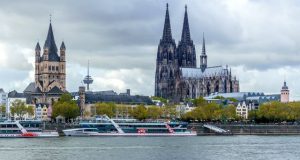 Köln látképe