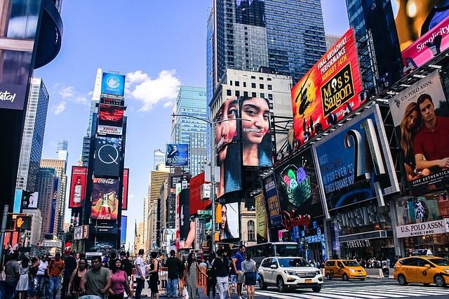A New York-i Times Square nappal