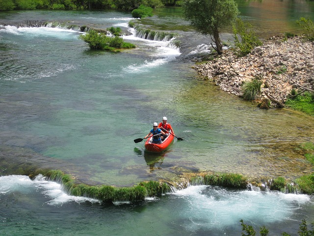 Rafting a Zrmanja folyón