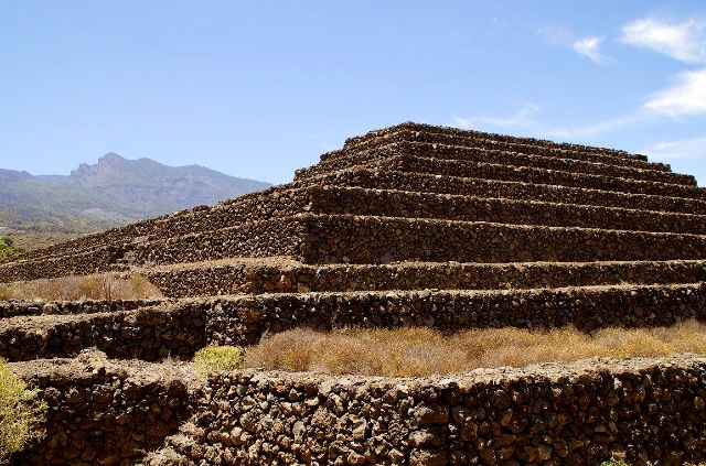 Güímar piramisok Tenerife keleti részén