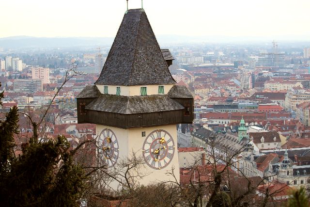 Az Óratotny Graz híres látnivalója