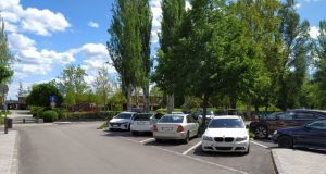 Balatonfüred Szabadság utcai parkolója