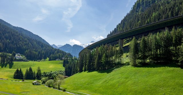 A Brenner autópálya Ausztriában