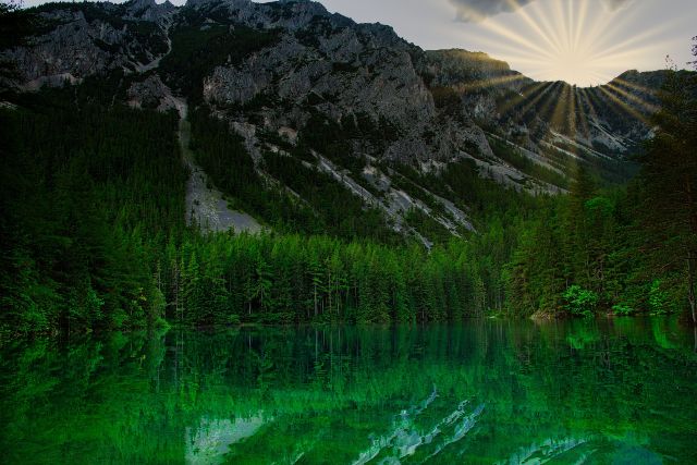 A Zöld-tó Ausztria látványossága