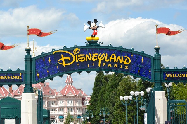 Disneyland park bejárata