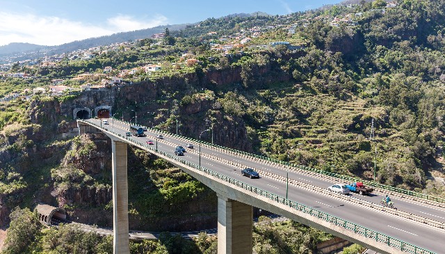 Madeira híd és hegyi utak