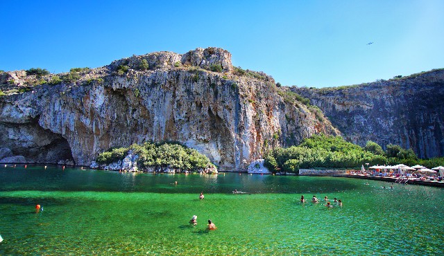 Vouliagmenis-tó Athén közelében
